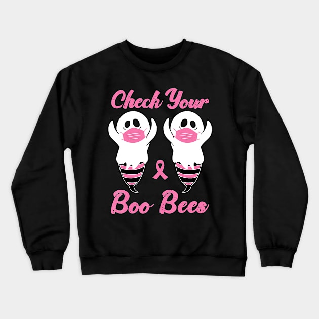 Check Your Boo Bees Crewneck Sweatshirt by JaydeMargulies